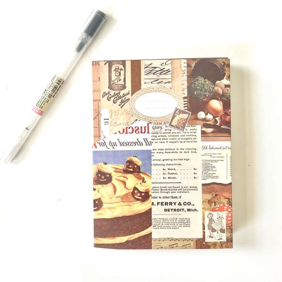 🏷️ aesthetic retro vintage A6 grid notebook - Picture 1 of 13